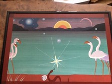 Quadro Rinaldo De Carolis  Olio Su Tela 70x100 Cm