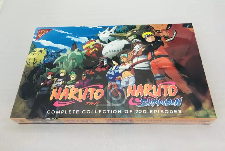 NARUTO SHIPPUDEN COMPLETE ANIME TV SERIES DVD 1-720 EP ENG DUB FREE SHIPPING