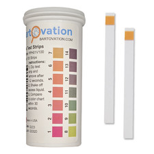 pH 1-14 Wide Range Test Strips Moisture-Proof Vial of 100 Strips
