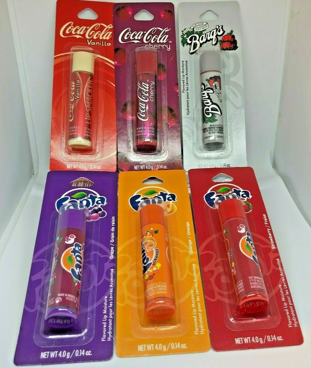 Lip Smacker Coca-Cola Collection – Lippenbalsam Fanta Orange, Packung Mit 2, Für Kinder & Teens