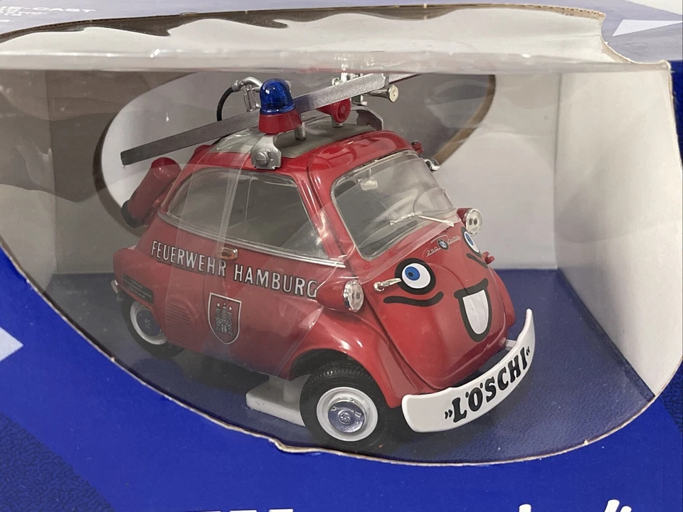 Revell 1/18 Scale 08918 BMW Isetta 250 Feuerwehr Hamburg Fire Dept Diecast Model - Image 2 of 3