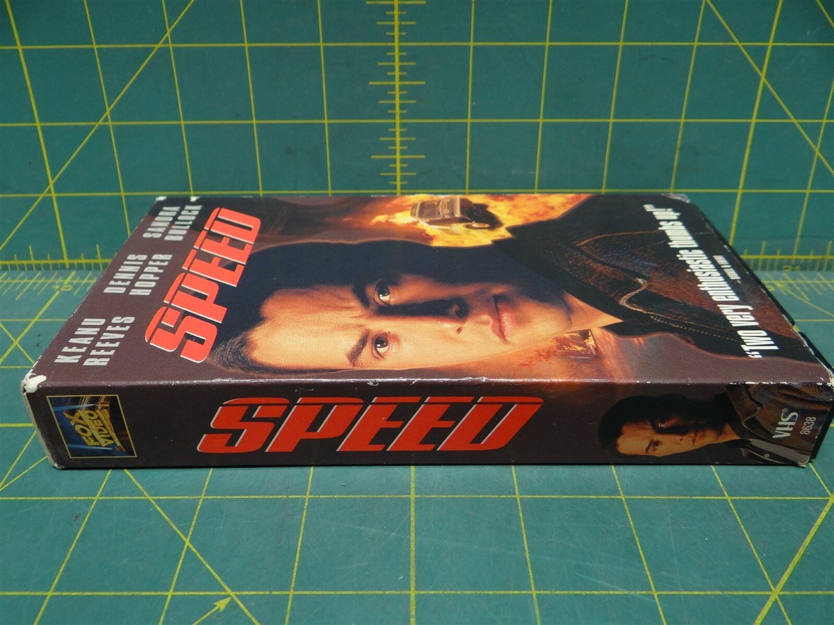 Speed 1994 VHS Tape Rated R Keanu Reeves 20th Century Fox