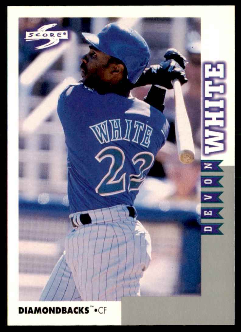1998 Score Devon White Florida Marlins #RT181
