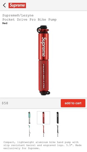 LEZYNE Pocket Drive Pro Bike Pump 