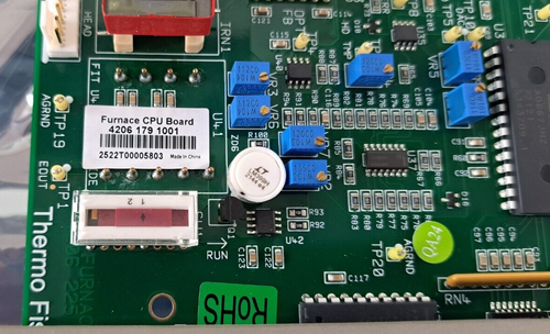 Thermo Scientific 942341030081 AA Furnace system CPU PCB Assy. pcb#: 42061791001 - Picture 4 of 13