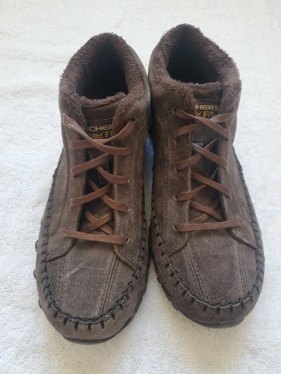 Skechers moccasin cheap boots