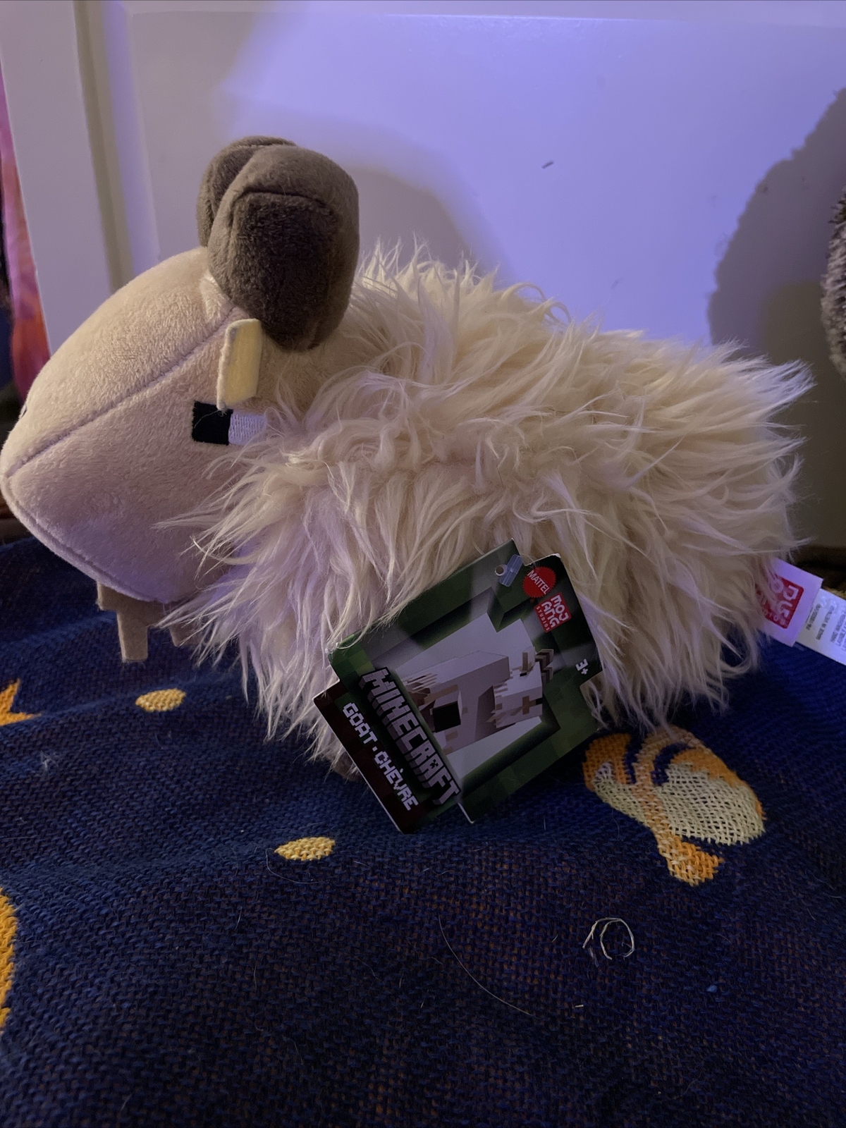 Minecraft Goat Plush Mojang Mattel Plush 10” Stuffed Animal Caves And