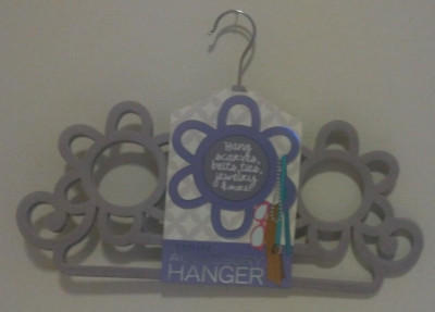 Sheffield Home Multi Use Accessory Gray Hanger Set Of 2