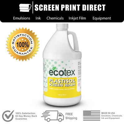 ECOTEX® SCREEN PRINT DIRECT® Ecotex® Plastisol Ink Cleaner - In Sink Screen Wash / Ink Degradent - Gallon