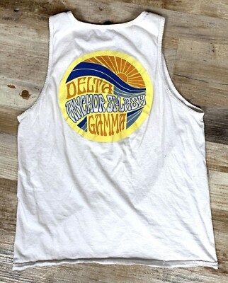 Delta Gamma Anchor Splash Tank Top Size Small - 26'' length