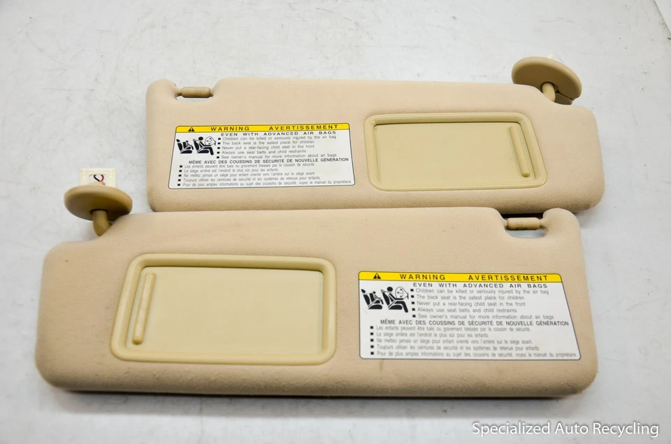 Lexus GS350 2010 parasol izquierdo y derecho beige OEM Foto 4 de 4