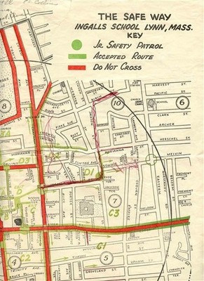Ingalls School Lynn Massachusetts The Safe Way Key Map From Home to School
