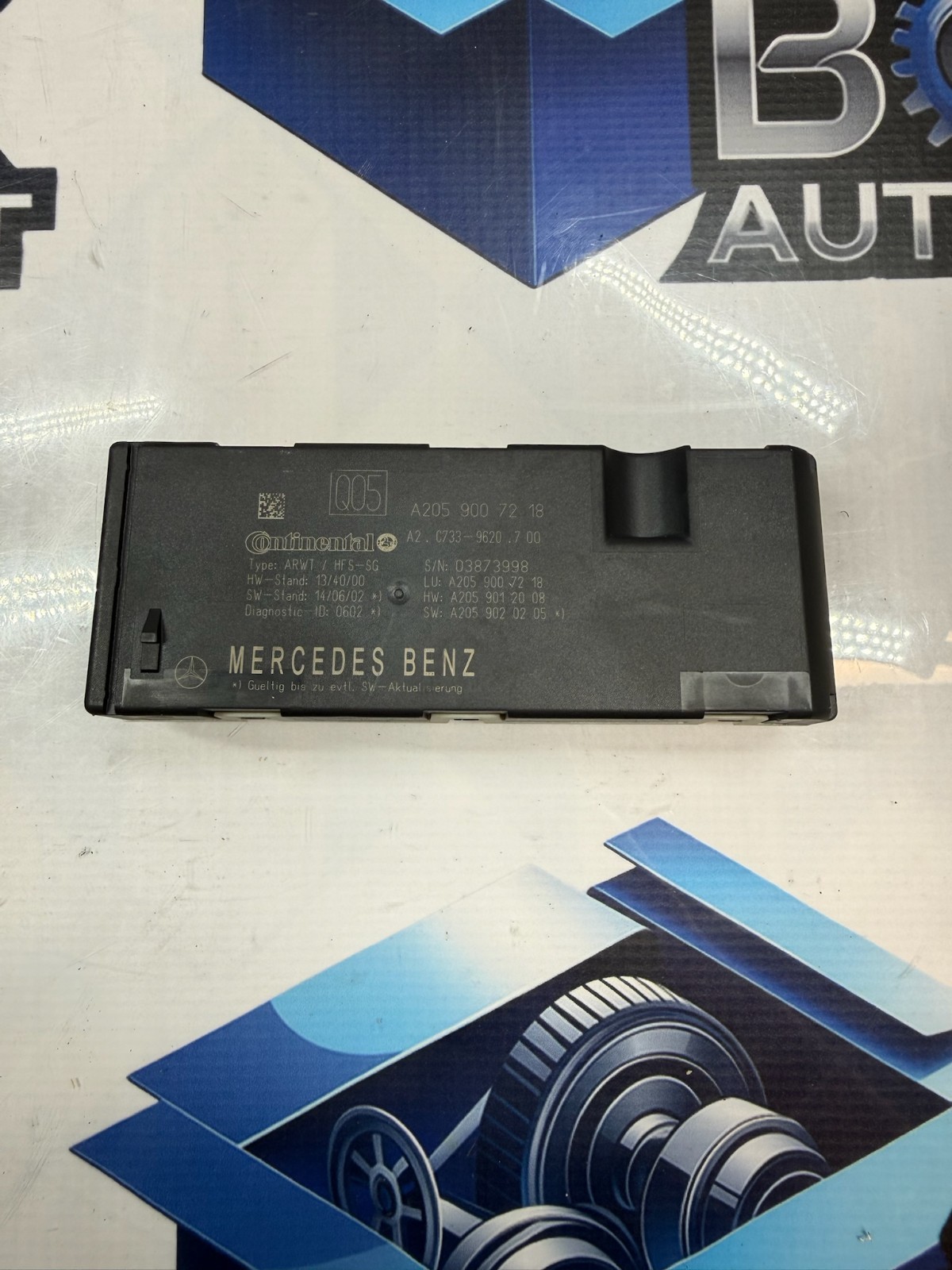 2016-2019 MERCEDES GLC300 REAR LIFTGATE CONTROL MODULE A2059007218 OEM