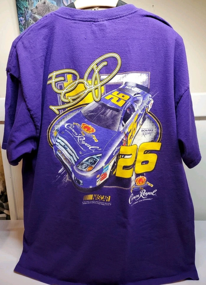 Camiseta NASCAR Jamie McMurray Corona Real Talla XL Foto 2 de 4