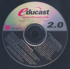 Vintage EduCast.com CD-ROM 1997 - NOWY