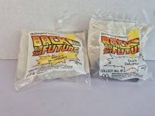 Back To The Future Happy Meal Toys Doc's DeLorean Marty McFly Lot Unopened