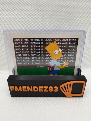 1990 Topps The Simpsons Stickers Bartman #1 1de0