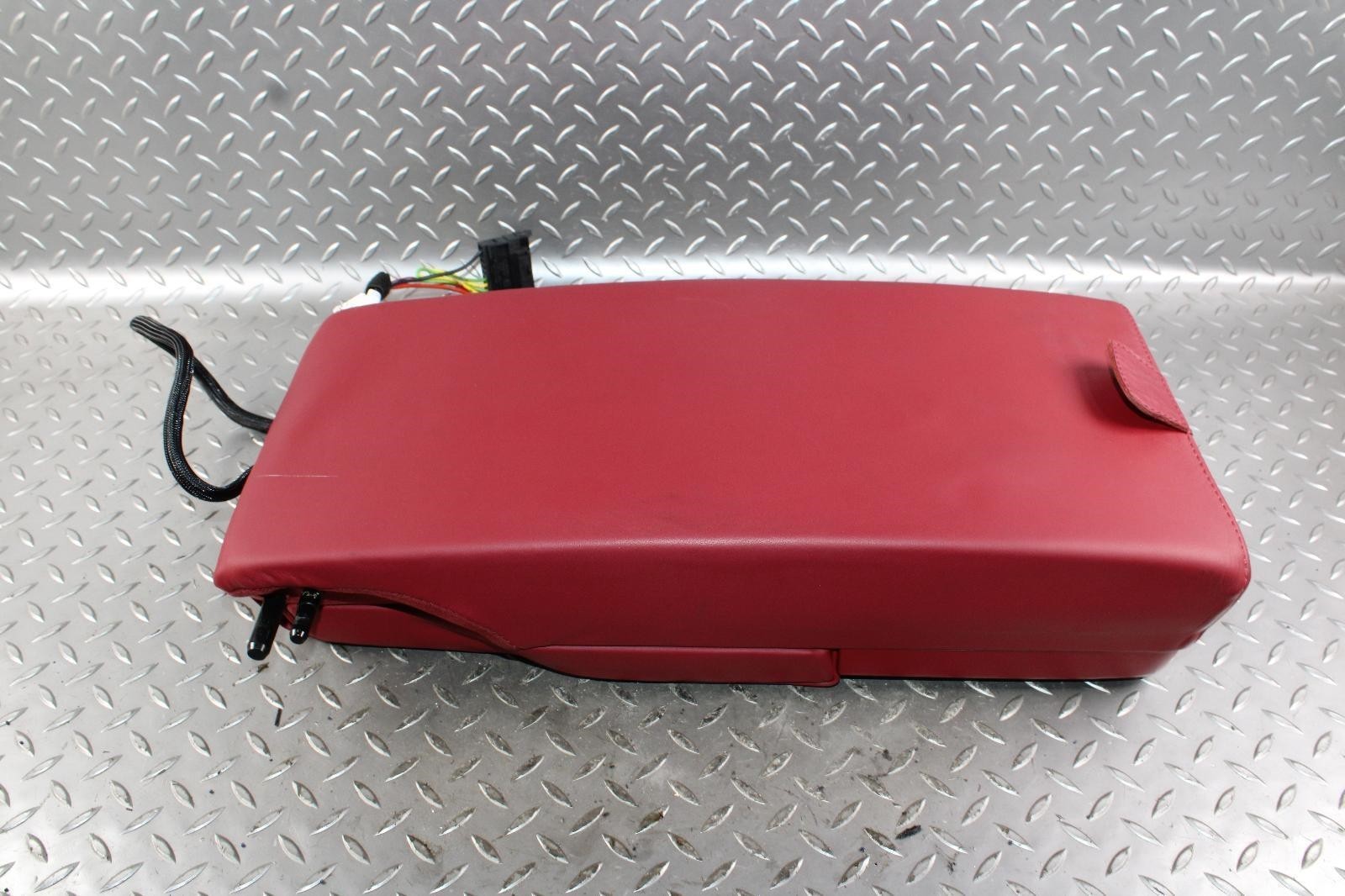 14-22 Ghibli Red Leather Rear 2nd Row Seat Center Armrest Cupholder Bin OEM WTY