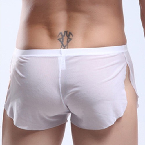 Mens Briefs Party Sexy Shorts Side Split Trunks Trunks Brief Underpants - Picture 3 of 16