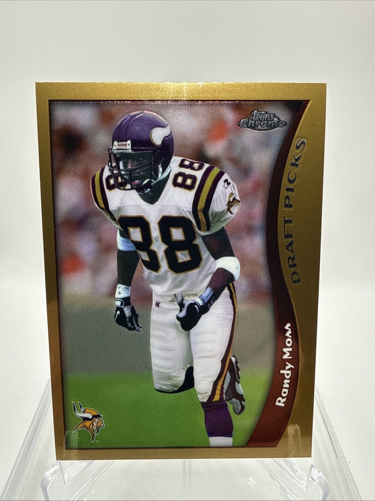 1998 Topps Chrome #35 Randy Moss RC Rookie Vikings