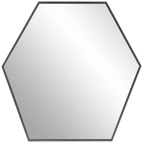 Howard Elliott Hexad 30" x 30" Graphite Hexagonal Wall Mirror - Picture 2 of 6