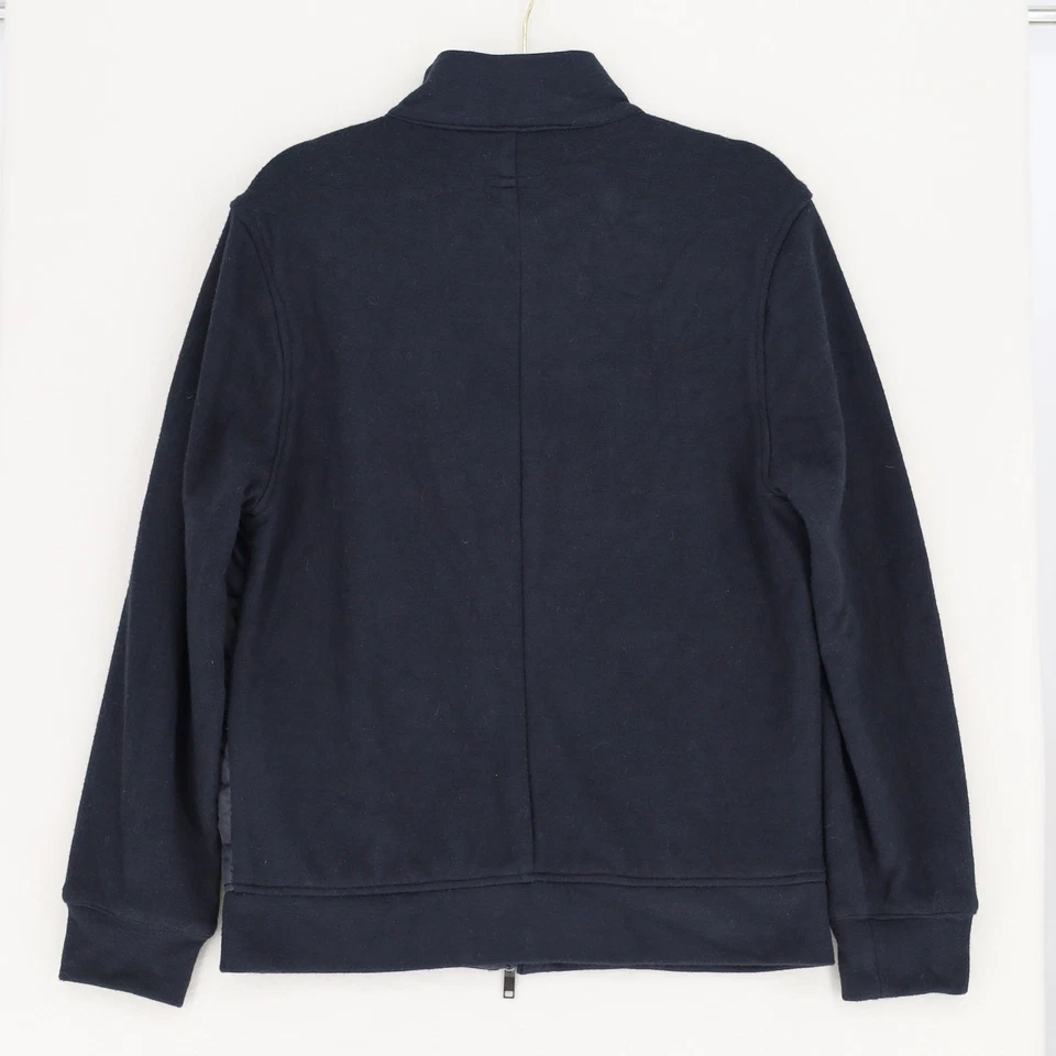 Chaqueta Bomber Alfani Para Hombre Negra Mixta Acolchada Tejida Informal Cremallera Completa Talla S Foto 4 de 4