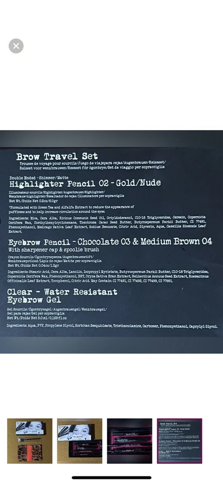 Brow Voyage! The Browgal Travel set By Tonya Crooks - Image 4 of 4