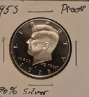 1995 s silver proof kennedy half dollar/90 percent silver