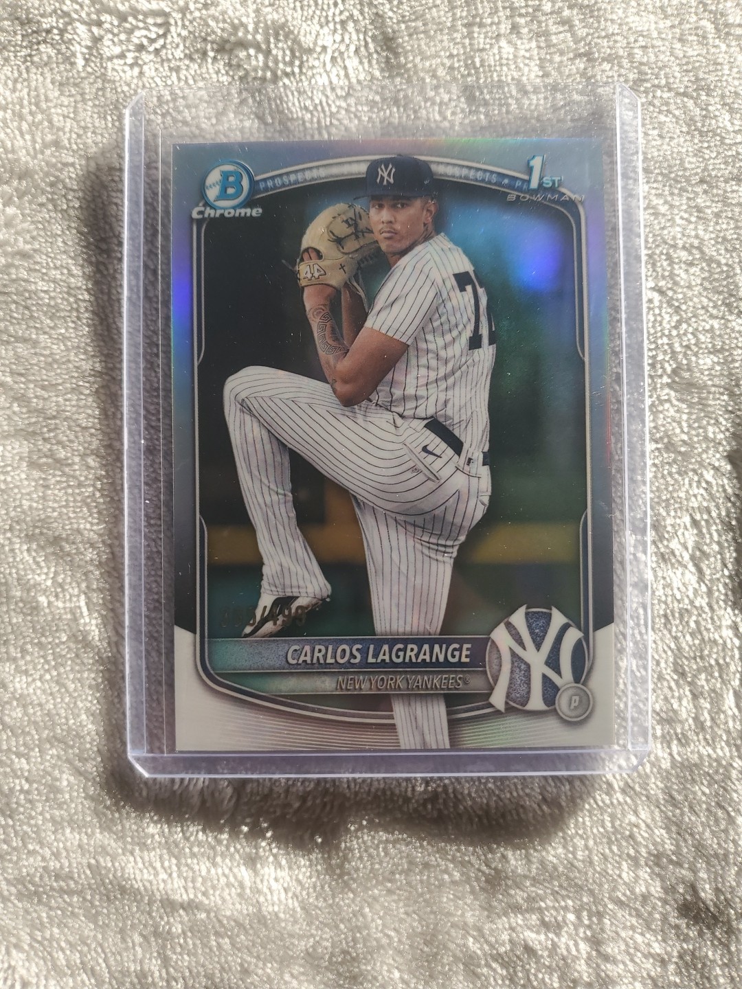 2025 Bowman Chrome Carlos Lagrange 1st Silver /499 Refractor BCP-202