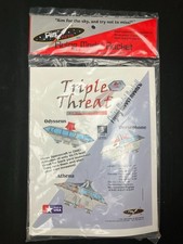 Fliskits Merrimack TRIPLE THREAT Flying Model Rocket Kit- OOP SINCE 2007- Sealed