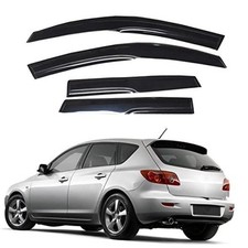 Window Vent Visors Shade Sun Rain Wind Guards Deflectors Cover Acrylic