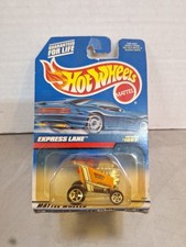 Hot Wheels Express Lane 24081 Silver/Orange Diecast Car 1:64 Unopened
