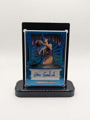 GAIL GOODRICH Auto /30 Electric Edge Blue 2024-25 Panini Obsidian #VS-GGL Lakers
