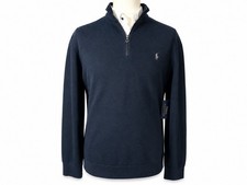 Polo Ralph Lauren Troyer / Quarter-Zip Pullover – Gr. L – Dunkelblau – NEU 