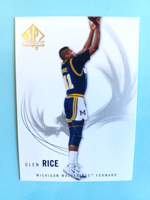 2010 SP AUTHENTIC GLEN RICE #60 MICHIGAN WOLVERINES FORWARD