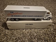 ERTL Chevrolet Heartbeat of America Cab Semi Truck Die Cast Bank 1:64 Open Box