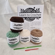 Learn To Crochet Beginners Starter Kit - Granny Square