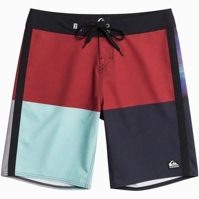 Quicksilver Dane Reynolds Sz 34 Colorblock Cypher Series Stretch BoardShorts