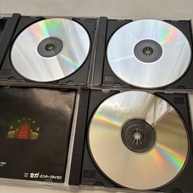 Sega Saturn software 3-piece set Tomb Raiders Cubic Gallery Shinsetsu/Yumekan