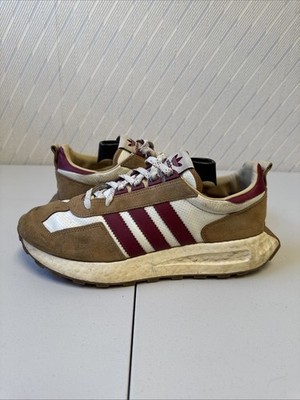 Adidas Originals Men's Retropy E5 Brown Beige White Sneakers (Loc 4012) Sz 10.5