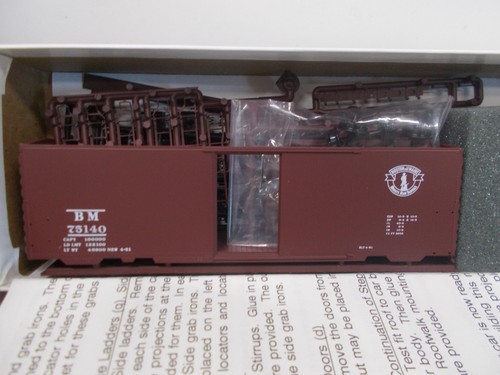 INTERMOUNTAIN / EXPRESS STATION ~ BOSTON & MAINE PS-1 BOX CAR # 75140 ~ KIT ~ ESCALA HO | Zustand: New