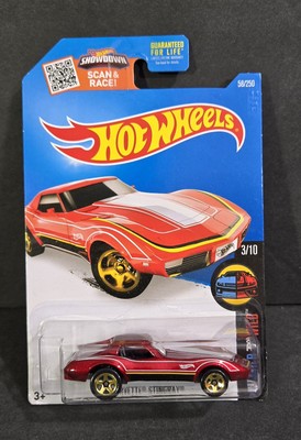 Hot Wheels HW Mild To Wild 3/10 (2015) Red Corvette Stingray 58/250