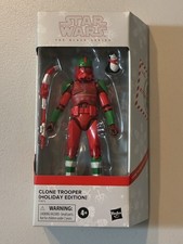 Star Wars Black Series Holiday Edition Clone Trooper SEALED Christmas Gamestop
