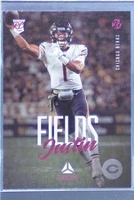 2021 Chronicles Justin Fields RC #203 Bears Luminance Update Rookies Pink