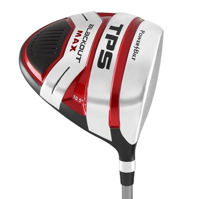PowerBilt TPS Blackout Max Driver 10.5° LH 460cc Graphite Black Red Golf Club