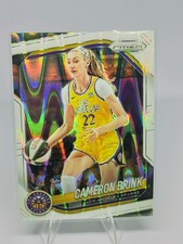 2025 WNBA Prizm Cameron Brink White Seismic #87 Los Angeles Sparks