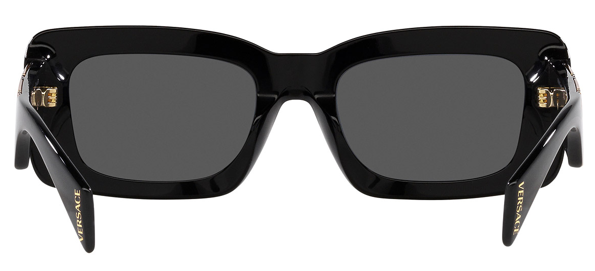 Versace VE4444U GB1/87 Black/Dark Grey Rectangular Women display picture 1