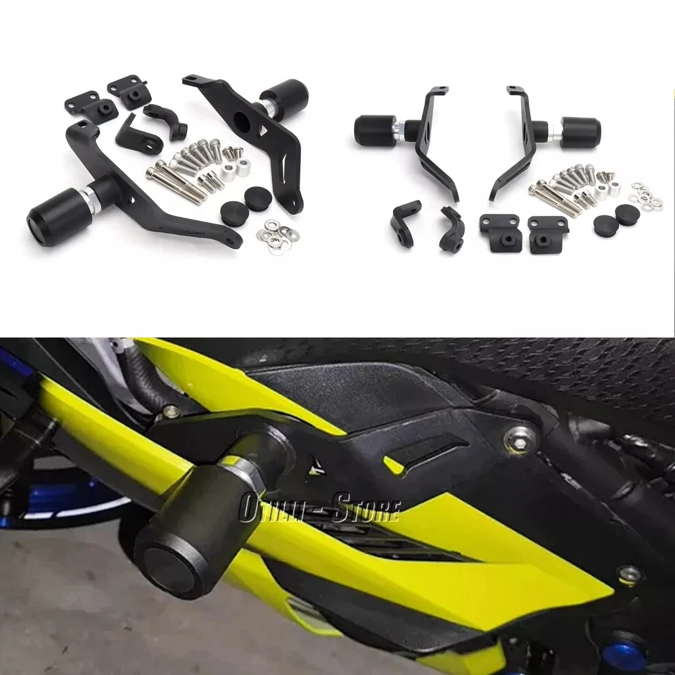 Ползунки рамы мотоцикла защита от аварий для Yamaha YZF-R3 YZFR3 2019-2024 2025 - Изображение 2 из 4