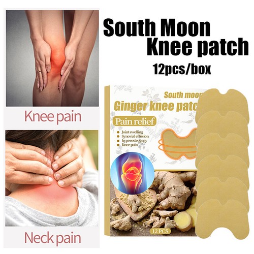 12Pcs Knee Relief Patches Sticker Joint Pain Wormwood Ache Plaster Pad Health
