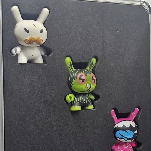 Kidrobot x Swatch Frank Kozik 3 inch Dunny 8 piece Special Box Case GZS48 LE 300 - Picture 8 of 11